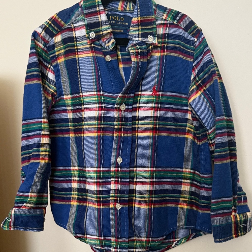 Polo by Ralph Lauren Kids Multicolor Plaid Button Down Shirt
